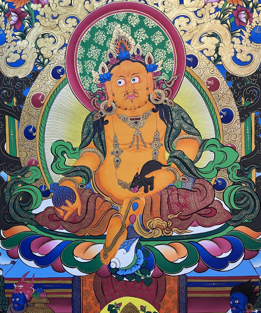 Zambala Thangka Painting