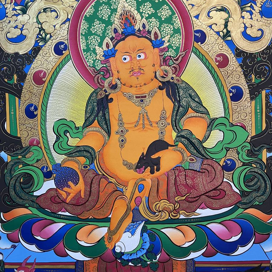 Zambala Thangka Painting