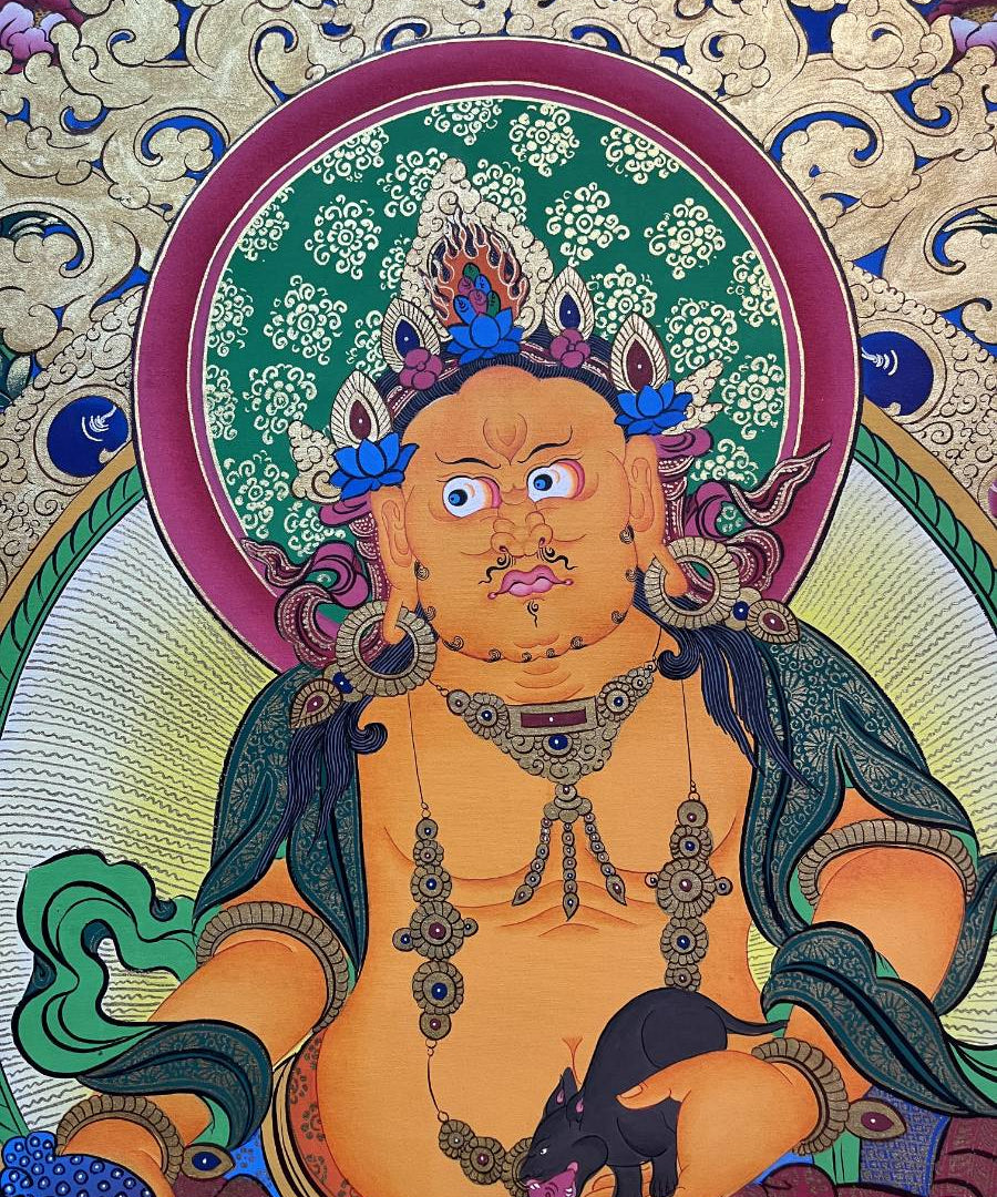 Zambala Thangka Painting