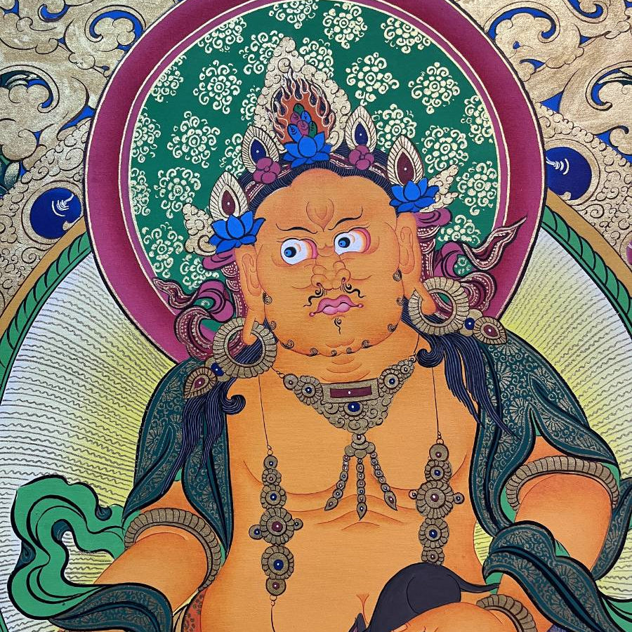 Zambala Thangka Painting