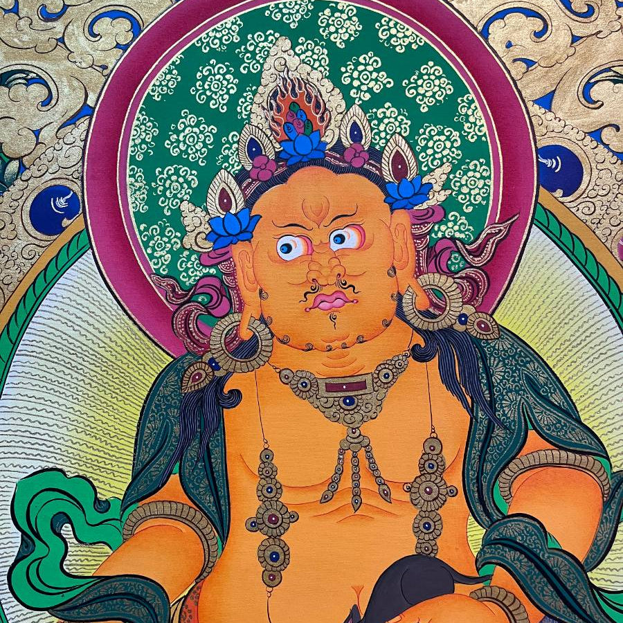 Zambala Thangka Painting