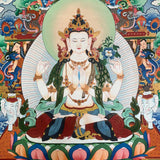 Chengresi Thangka Collection Pieces- Tibetan Painting 