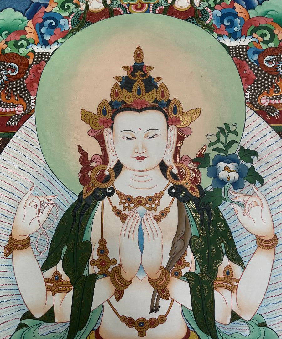 Chengresi Tibetan Thangka