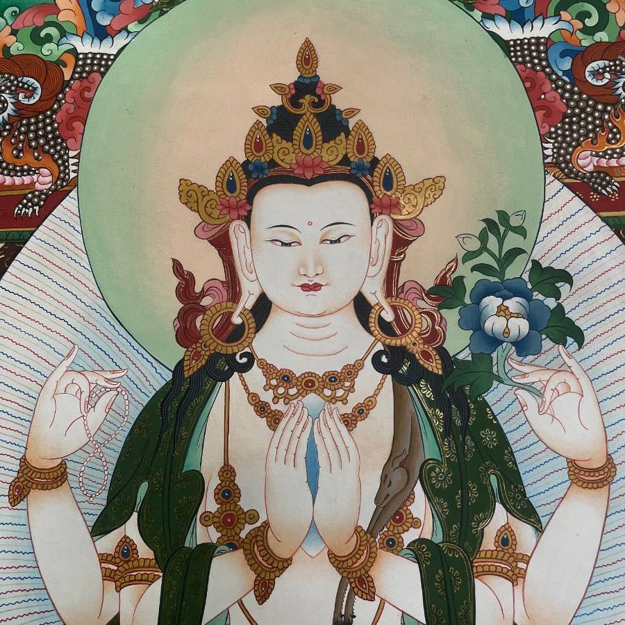 Chengresi Tibetan Thangka