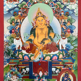 Zambala Thangka Painting - Tibetan Art