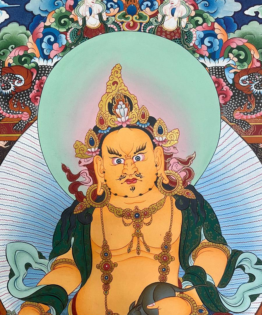 Zambala Thangka Painting - Tibetan Art