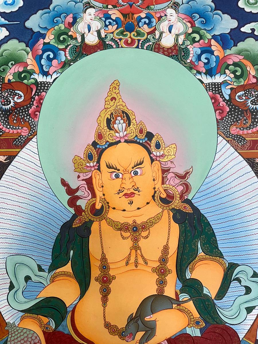 Zambala Thangka Painting - Tibetan Art