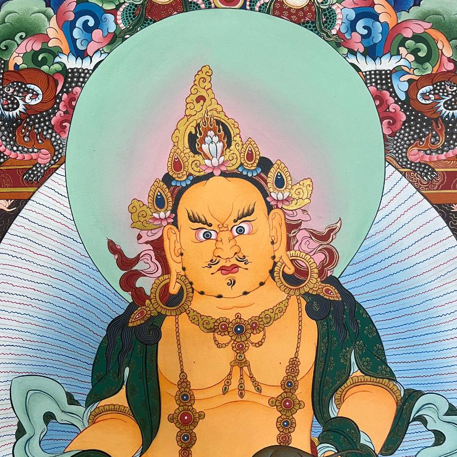 Zambala Thangka Painting - Tibetan Art