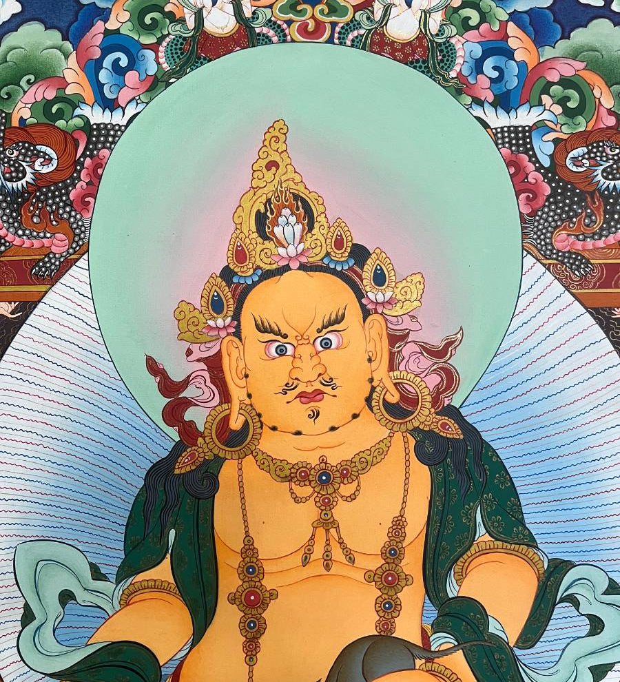 Zambala Thangka Painting - Tibetan Art