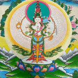 Avalokeshwor Thangka Painting