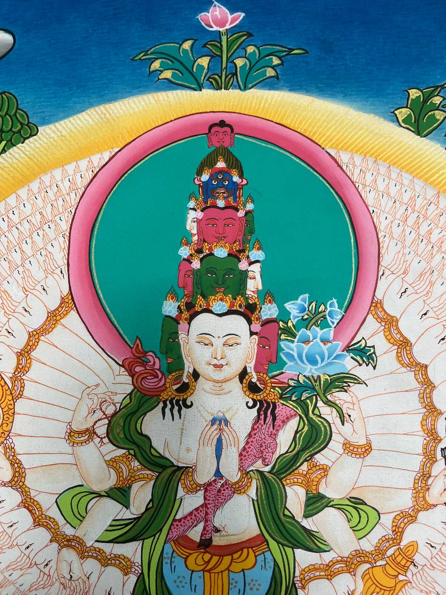 Avalokeshwor Thangka Painting