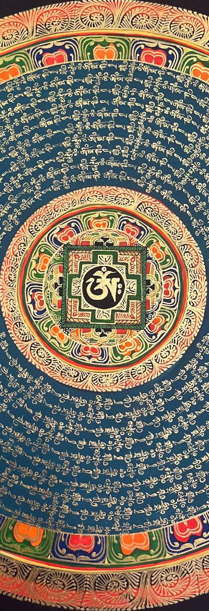 Om Mandala Thangka - Sacred  Painting