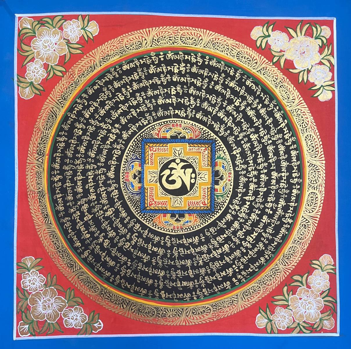 Om Mandala Thangka - Sacred Painting