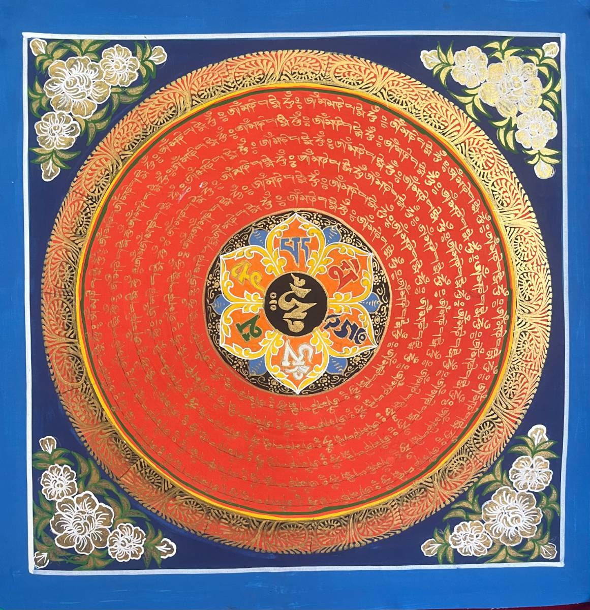 Mantra Mandala - Thangka Painting