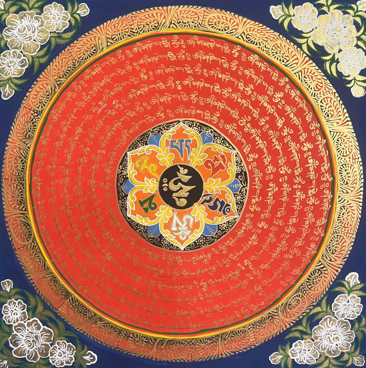 Mantra Mandala - Thangka Painting