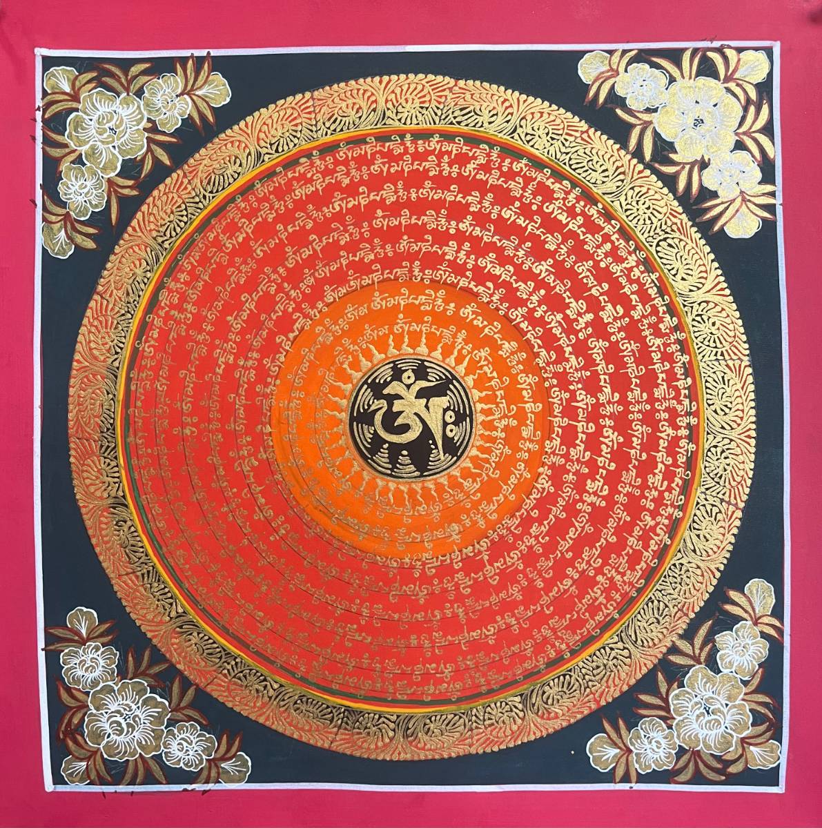 Om Mandala Thangka - Sacred Painting