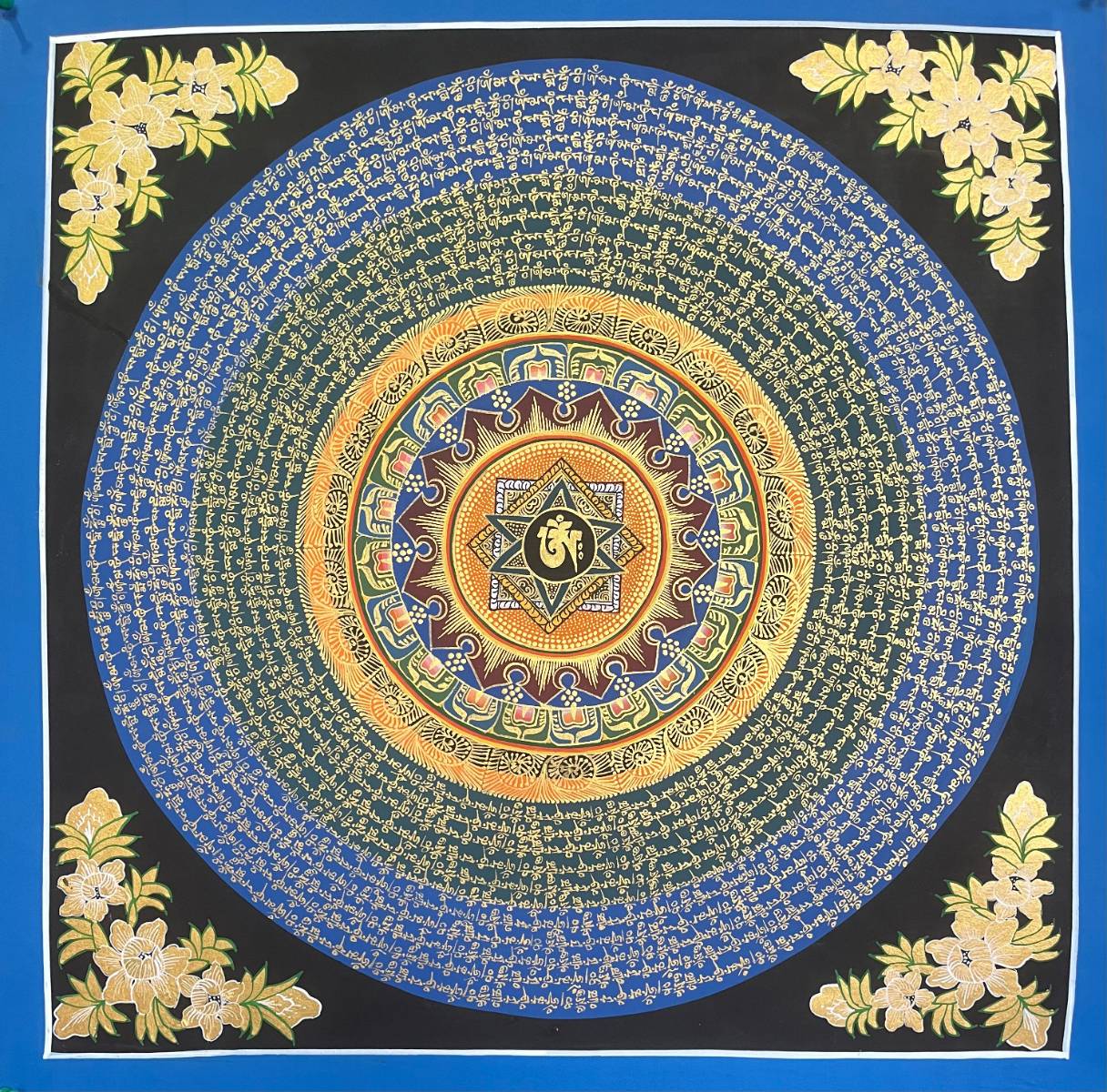 Om Mandala Thangka Painting