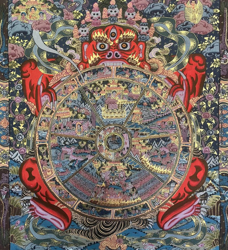 Wheel of Life Thangka Painting