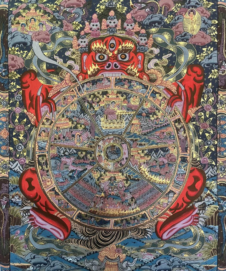 Wheel of Life Thangka Painting