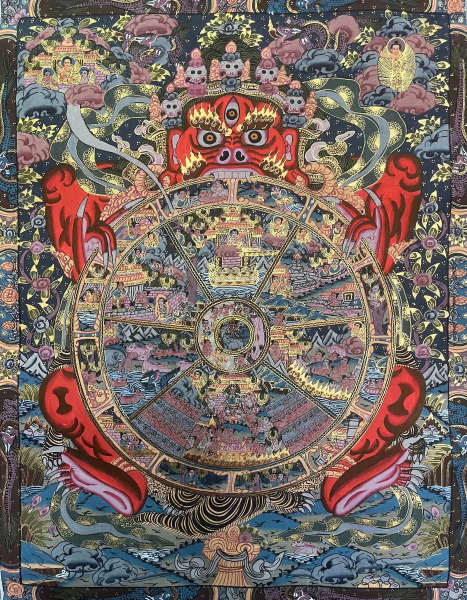 Wheel of Life Thangka Painting