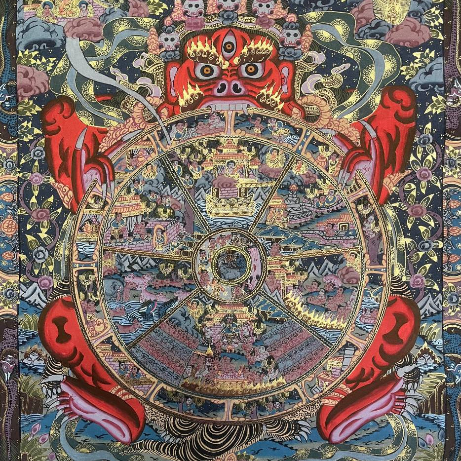 Wheel of Life Thangka Painting