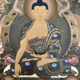 Shakyamuni Buddha Thangka for wall hanging decor.