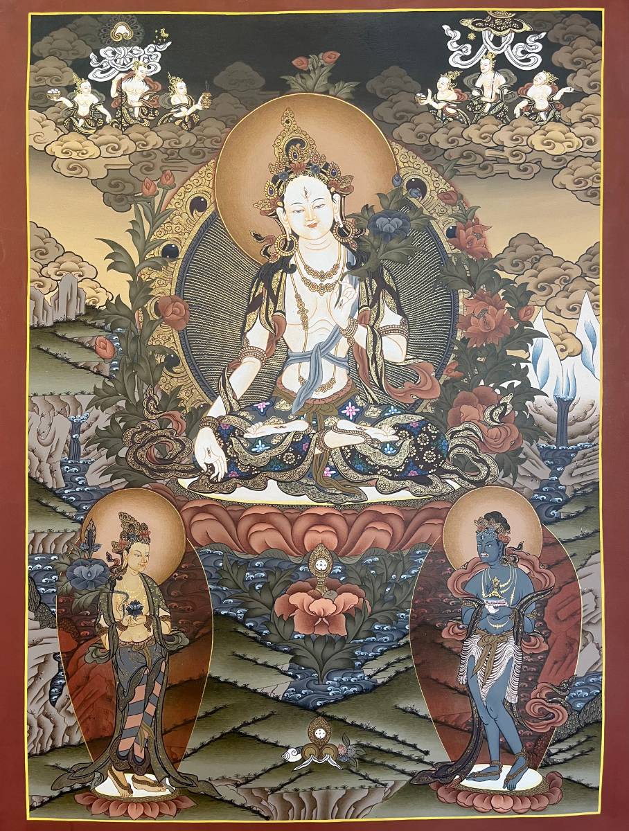 White Tara Thangka - Tibetan Painting 