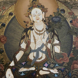 White Tara Thangka Painting