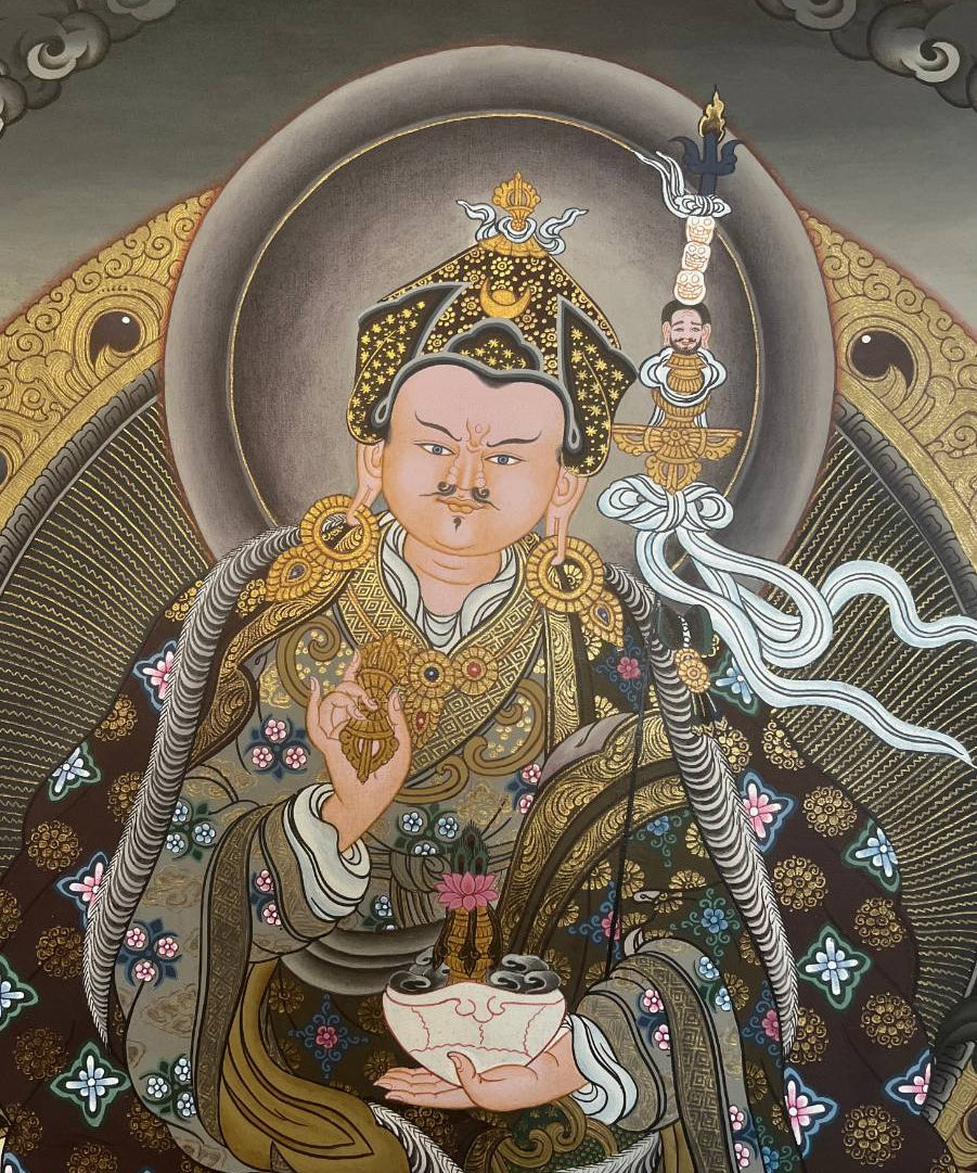 Guru Rinpoche Thangka - Tibetan Painting