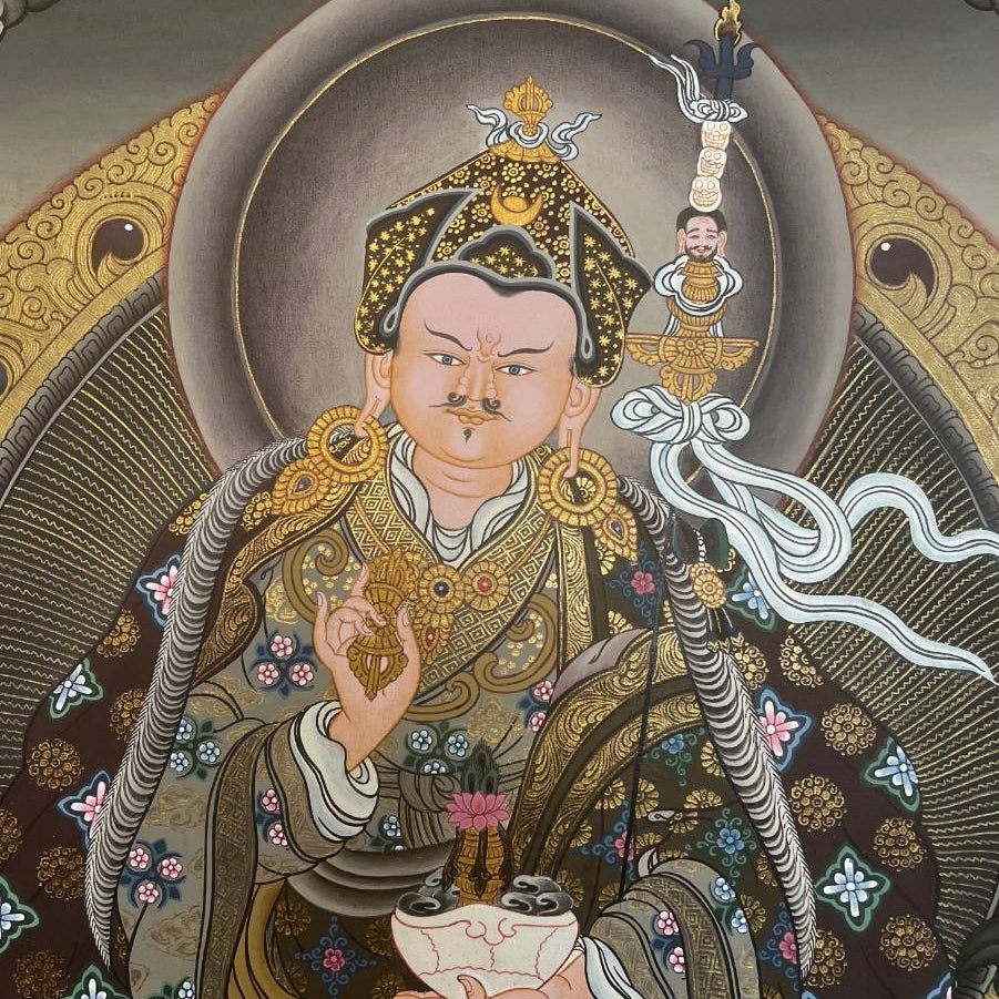 Guru Rinpoche Thangka - Tibetan Painting