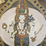 Avalokeshwor Thangka Painting-1000 Arms Avalokeshor