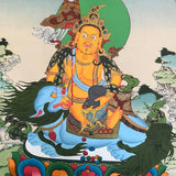 Zambala Thangka Painting - Wealth deity