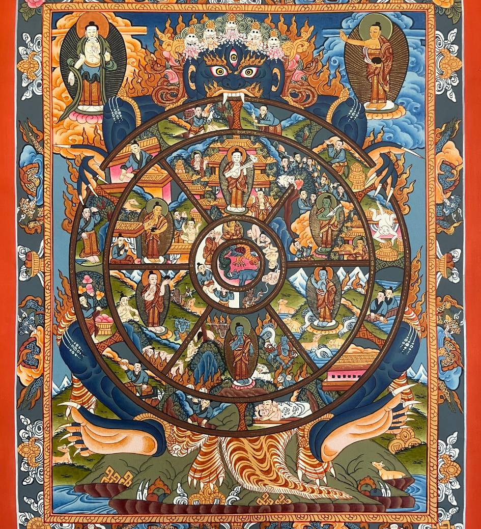 Wheel of Life Thangka Painting