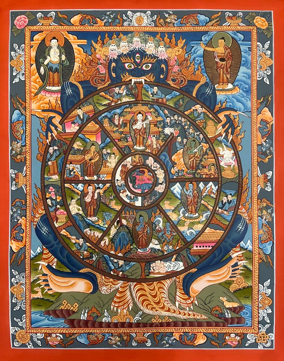 Wheel of Life Thangka Painting