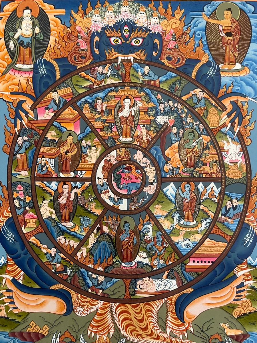 Wheel of Life Thangka Painting