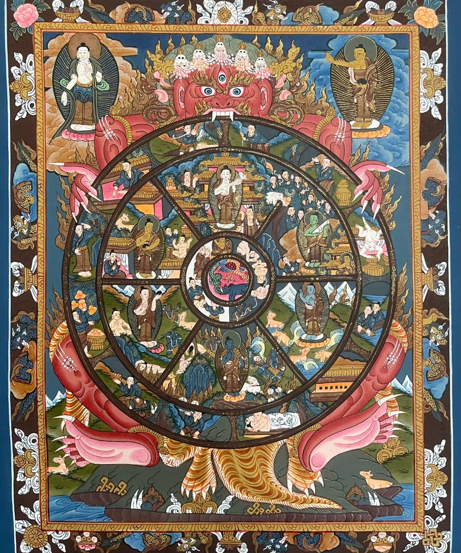 Wheel of Life Thangka Painting