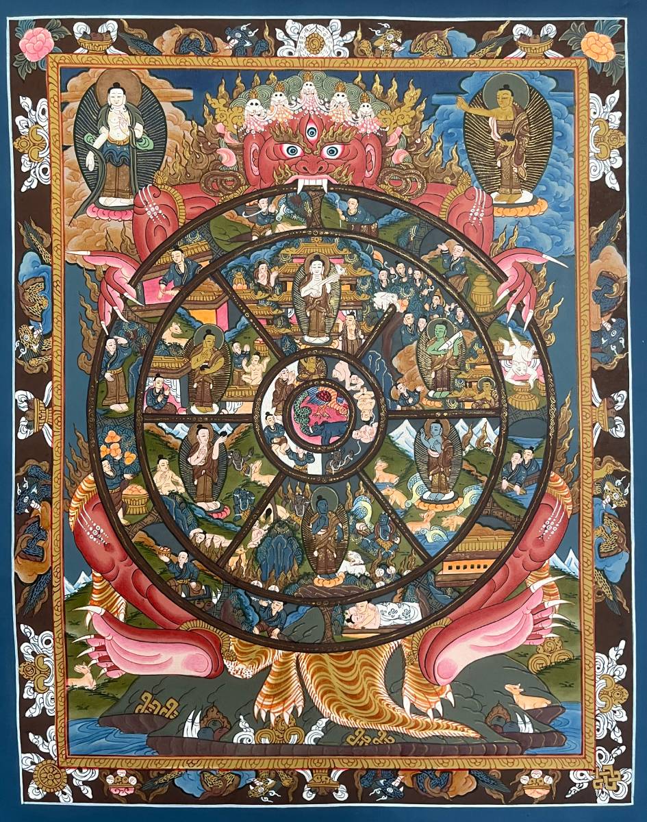 Wheel of Life Thangka Painting