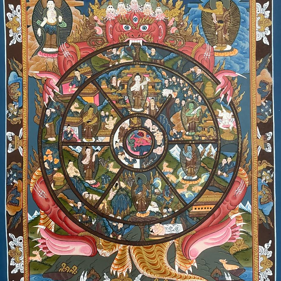 Wheel of Life Thangka Painting