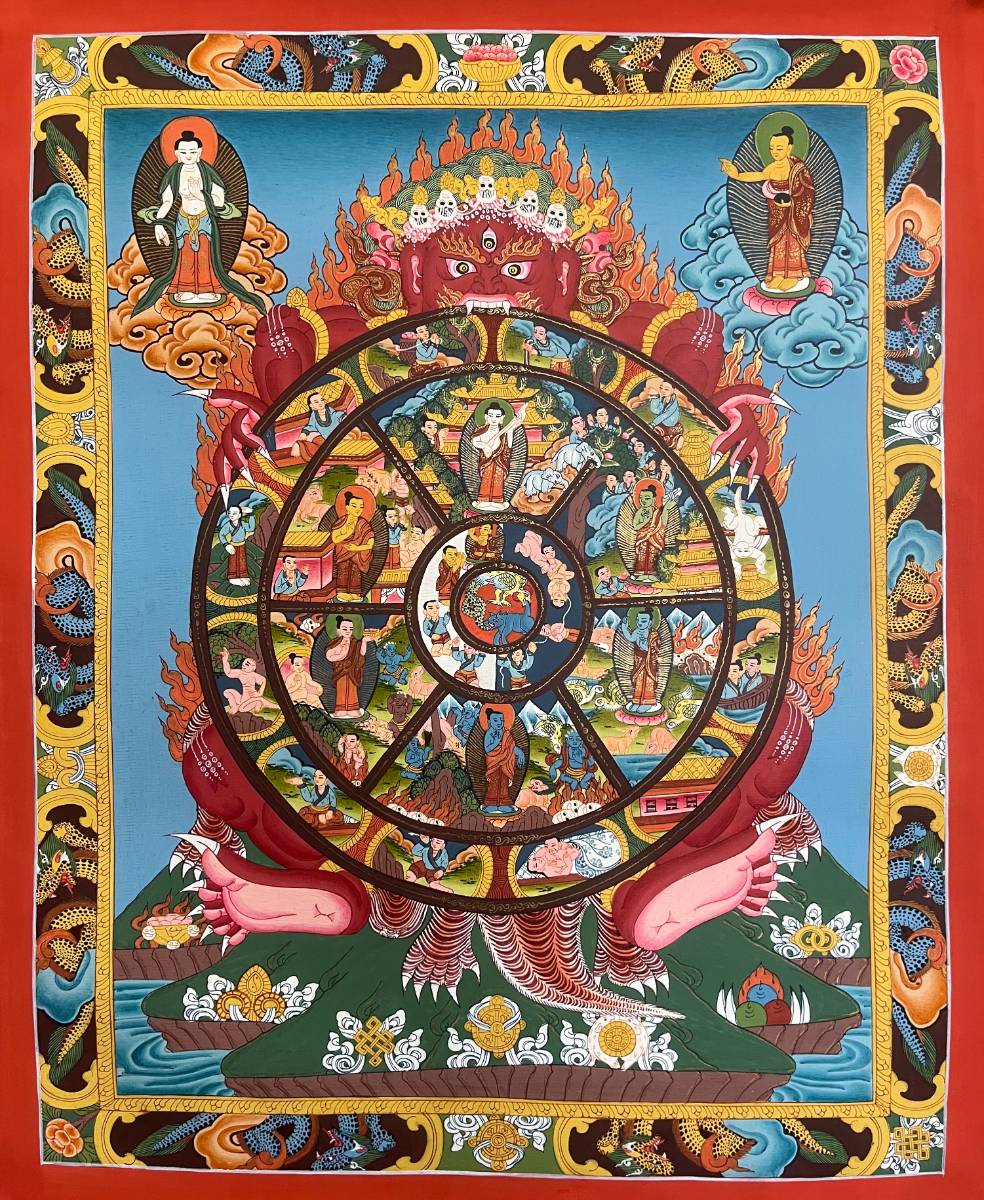 Wheel of Life Thangka - Tibetan  Painting