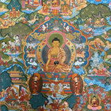 Buddha Life Thangka Painting