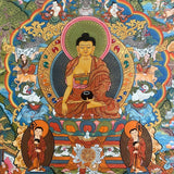 Buddha Life Thangka Painting