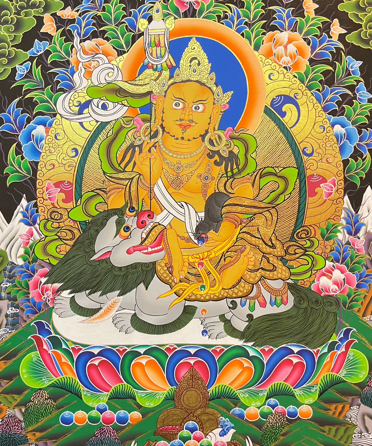 Zambala Thangka - Tibetan Painting