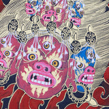 Yamantaka Head Thangka Painting for wall hanging decor.