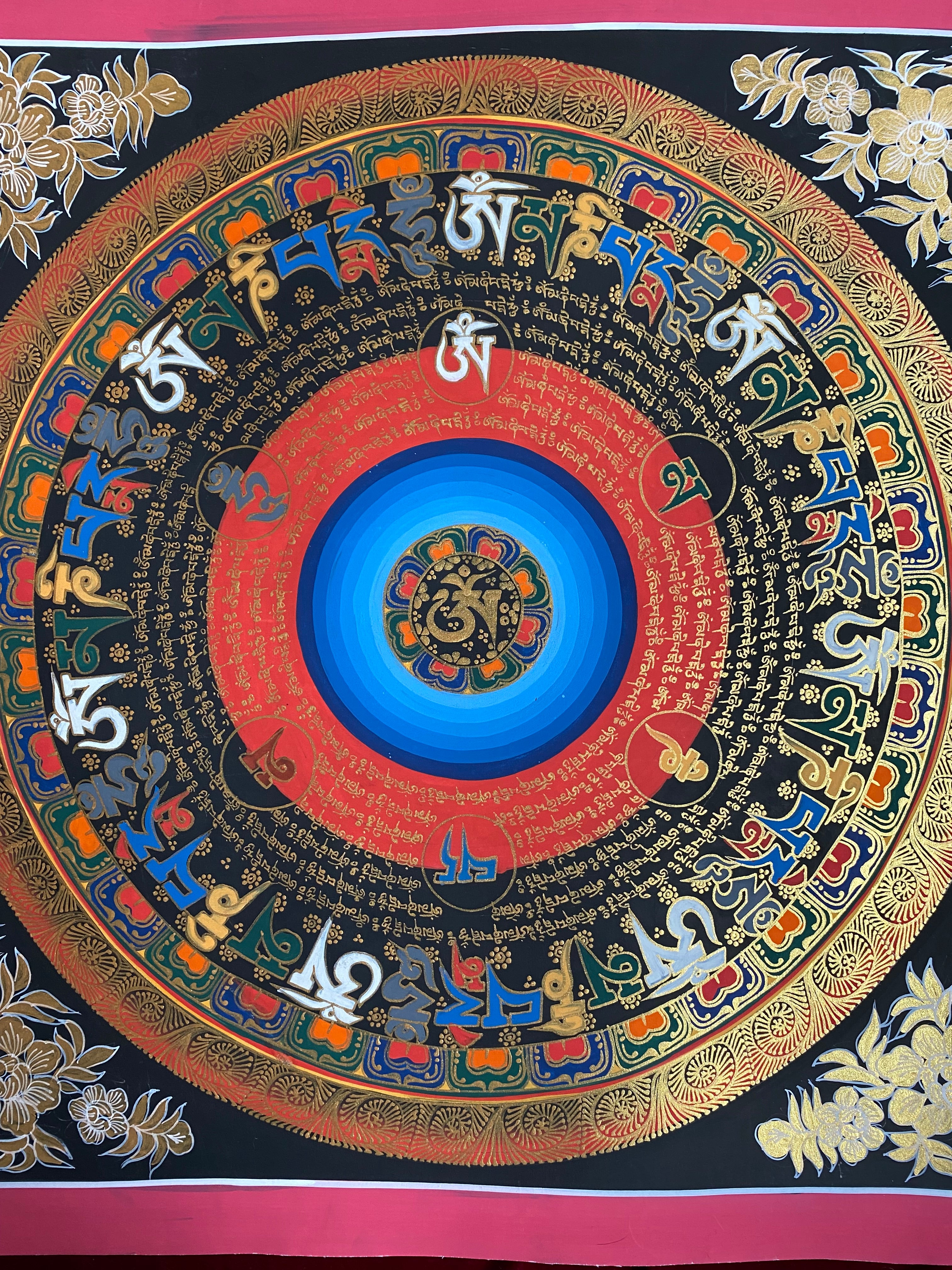 Mantra Mandala Thangka Painting