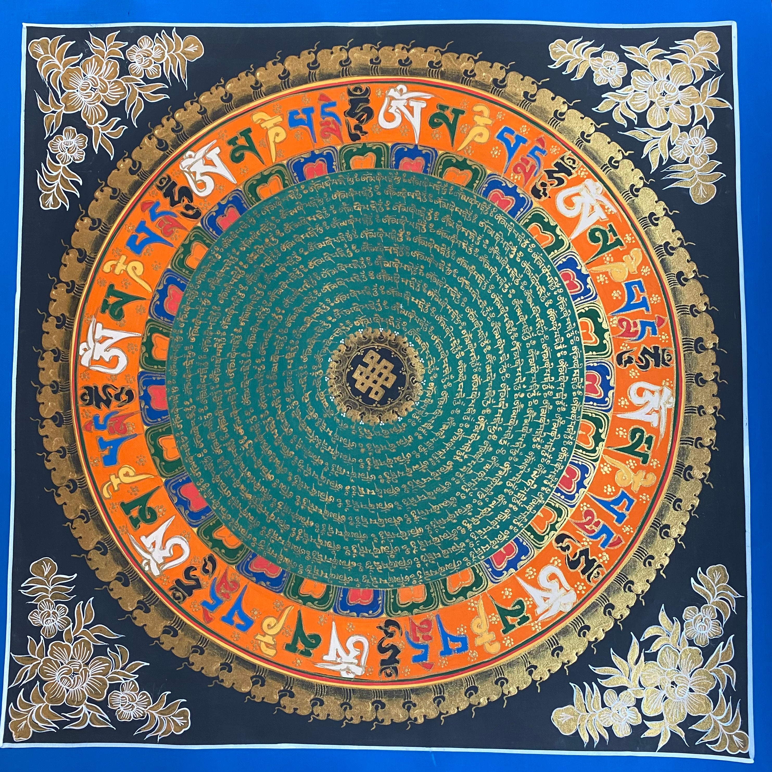 Mantra Mandala Thangka Painting