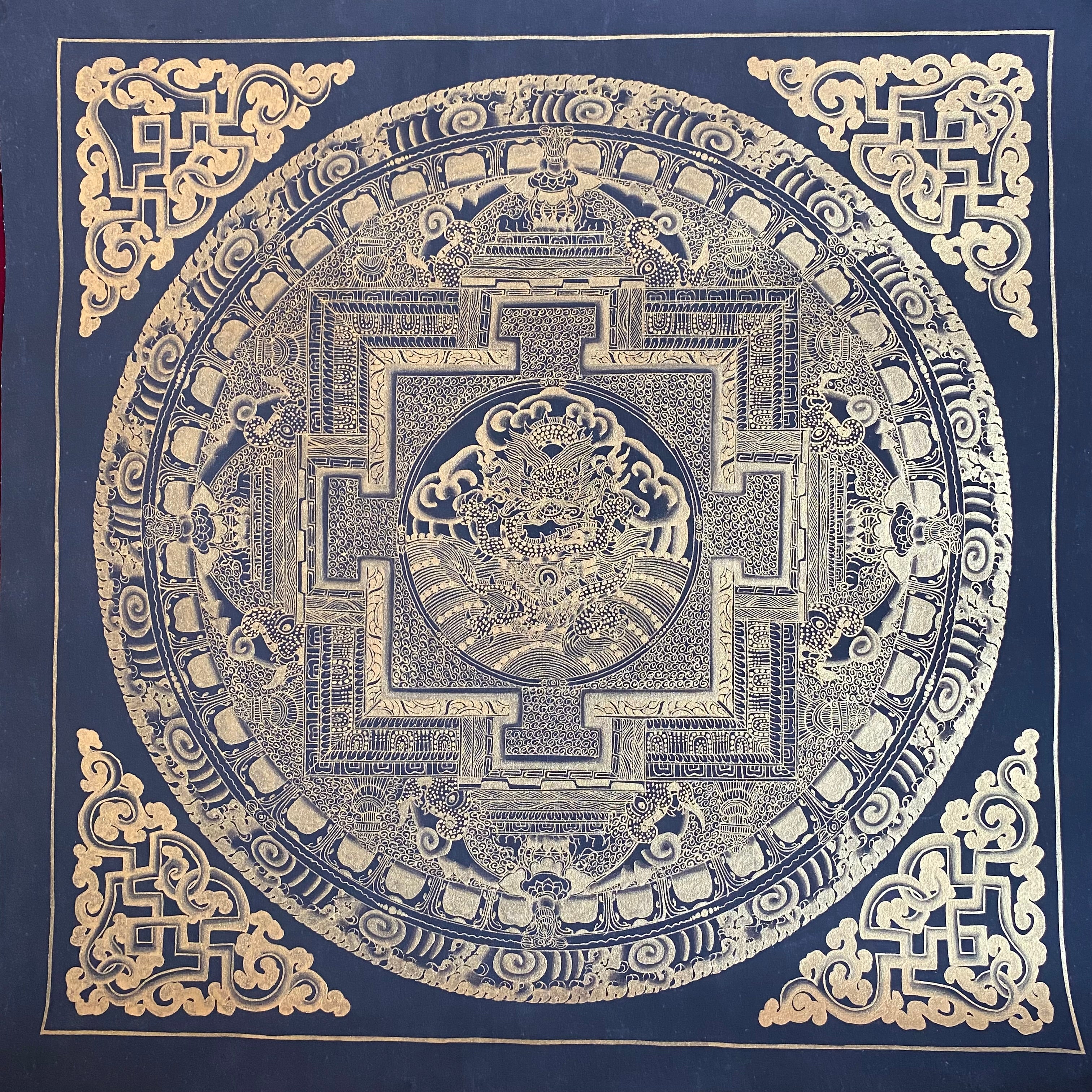 Kalachakra Mandala Thangka Painting