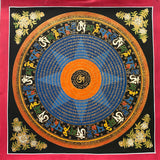 Mantra Mandala Thangka Painting  - Handpainted Tibetan Art