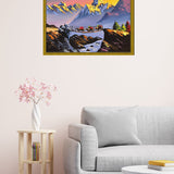 Oil Painting of Ama Dablam & Everest - Himalayas Shop