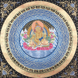 Kuber Mandala Thangka for wealth and fortune.