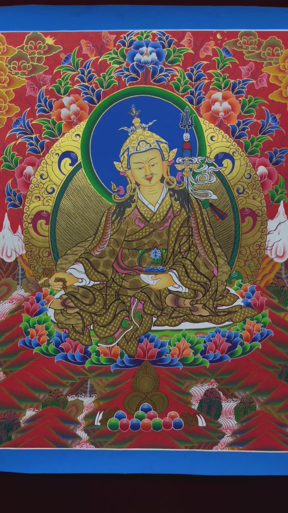 Guru Rinpoche Thangka - Tibetan Art